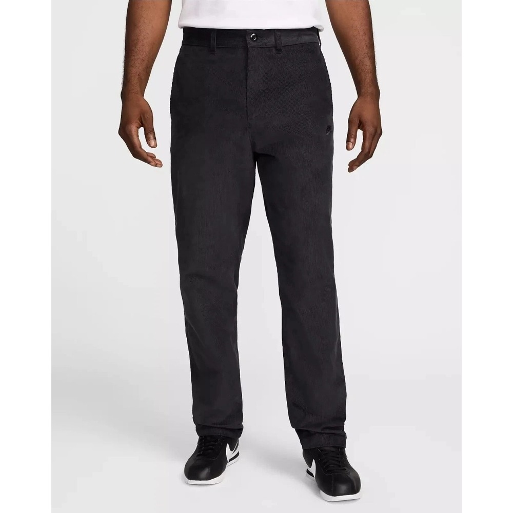 Nike Pants Trousers Corduroy Chino Pants Black Men's Size 30x30 FZ0786-010